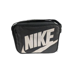 NIKE BLACK Youth/Adult Hard Shell Lunch Box BPA-Free Insulated Tote Bag - Picture 1 of 8