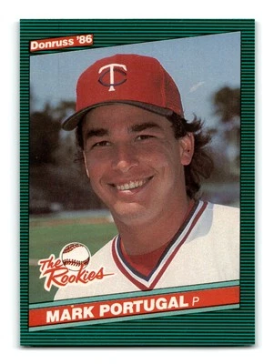 Mark Portugal 1986 Donruss The Rookies RC #44 Minnesota Twins NM-MINT - Image 1 of 2