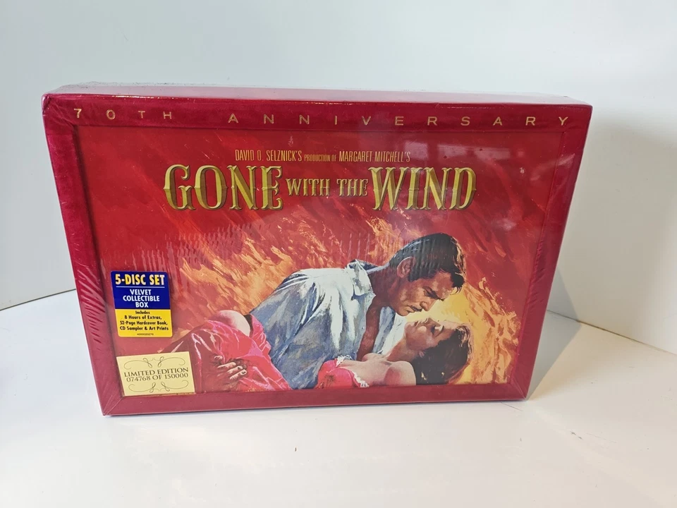 GONE WITH THE WIND Limited Edition 70th Anniversary Box Set- COMPLETE NEW SEALED - Image 1 of 4
