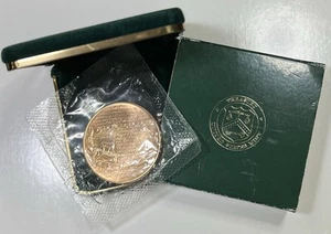 1789-1989 US Treasury Bicentennial Bronze Medal Sealed Plastic with Box - Picture 1 of 8