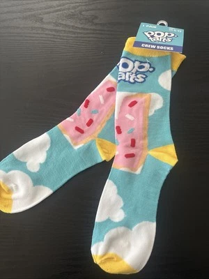 Pop Tarts Women’s Crew Socks 6-13  1 Pair - Image 1 of 4