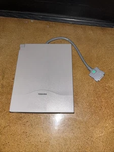TOSHIBA FDD Attachment Case & External 3.5 Floppy Drive - 400 Adapt - VINTAGE - Picture 1 of 2