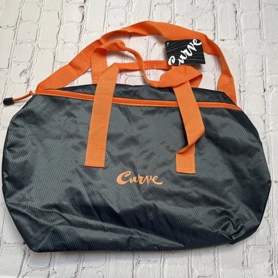 Bolso de Gimnasio de Lona Gris/Naranja Curve For Men de Liz Claiborne Nuevo con Etiquetas Foto 1 de 4