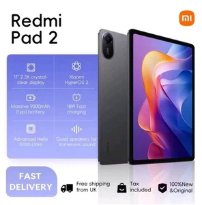 😍New Sealed, Xiaomi Redmi Pad 2, 8GB+256GB 11" 90Hz 2.5K 9000mAh, Grey RRP £250 - Picture 1 of 7