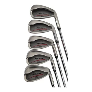 Top Flite XL Irons Set 6 7 8 9 Wedge Golf Club RH Steel Shafts Original Grips - Picture 1 of 7