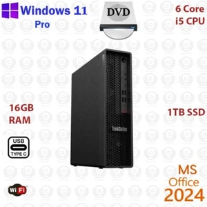 PC de escritorio Lenovo ThinkStation P340 i5-10500 16 GB Ram 1 TB SSD Win 11 Office 2024 - Imagen 1 de 3