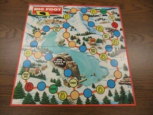 Bigfoot Brettspiel 1977 NUR Brett Milton Bradley 4701 x Wandbild Regal Deko - Bild 1 von 3
