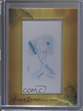 2014 Allen & Ginter's Printing Plate Mini Cyan Framed 1/1 Albert Pujols 0kx6