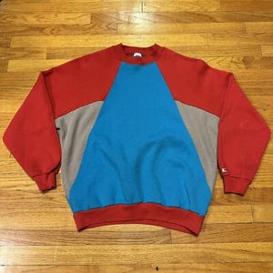 VTG 90s Made in USA Russell Athletic Cut & Sew Sweatshirt Size XLarge - Picture 1 of 5