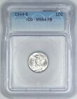 1944-S Mercury Silver Dime 10C Coin Icg Ms 64 Fb (54) C