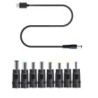 Câble d'alimentation USB C Type C PD vers 12 V 3,5/4,0/4,8 5,5 x 2,5 mm 100 cm 65 W max