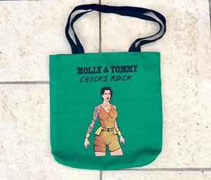 Molly & Tommy Chicks Rock Tote Bag Pride Green - Bild 1 von 2