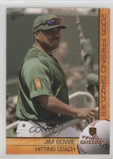 2005 MultiAd Sports Fresno Grizzlies Jim Bowie #34