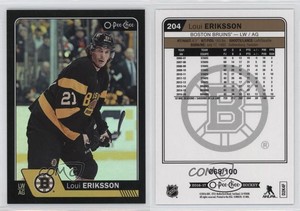 2016-17 O-Pee-Chee Black Rainbow Foil /100 Loui Eriksson #204