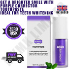 Get a Brighter Smile with Purple Corrector Toothpaste - Ideal for Teeth Whitenin
