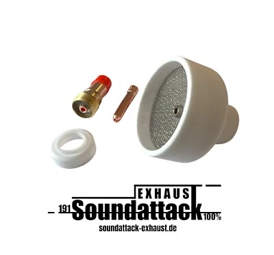 SOUNDATTACK EXHAUST WIG 24# Keramik Gasdüsen-Set SR/WP17/18/26 Brenner passt bei Rehm,EWM,Lorch uvm.