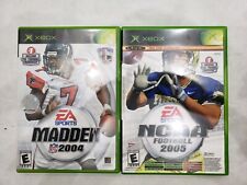 Xbox Original Madden 2004 NCAA 2005 Football Top Spin Games Lot 3 Tested Working
