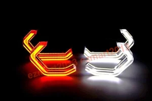 for BMW E90 E91 E92 E93 M3 05-12 Switchback LED halo ring Crystal angel eye DRL - Picture 1 of 18