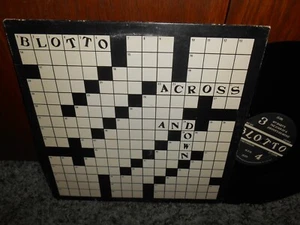 BLOTTO Across and down 1980 VINTAGE ROCK LP - Picture 1 of 3