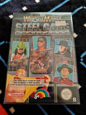 WWF WrestleMania Steel Cage Challenge NES BRAND NEW ITOTCHU GREEK PAL B VGA WATA - Image 1 of 4