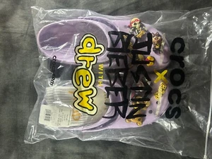 CROCS KLASSISCH CLOG JUSTIN BIEBER TAU HAUS LAVENDEL MIT SOCKEN GRÖSSE 11 - Bild 1 von 5