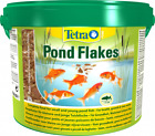 Tetra Pond Flakes 10 Liter Eimer / Teich Fischfutter Flocken