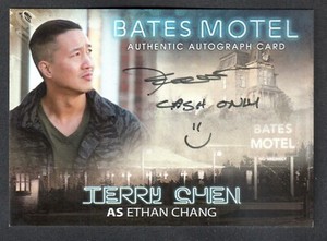 BATES MOTEL SEASON 1 Breygent 2015 AUTOGRAPH CARD #ATC TERRY CHEN