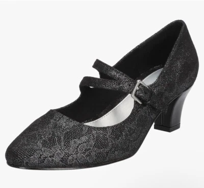 Salto bomba feminino Easy Street Meryl tamanho 7,5 M 7 1/2 M - Imagem 1 de 4