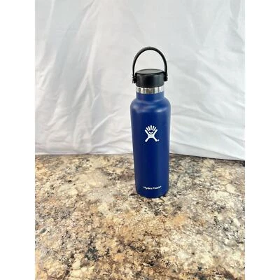 Hydro Flask 21 oz Water Bottle in Dark Royal Blue with Standard Mouth Flex Lid - Image 1 of 4