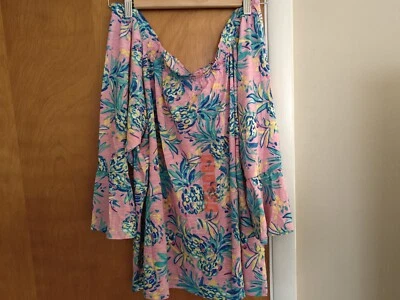 Top Stella Parker Rosa Fresco Tropical Talla XXL Hombro Descubierto Fluido Manga 3/4 Nuevo con Etiquetas Foto 1 de 4