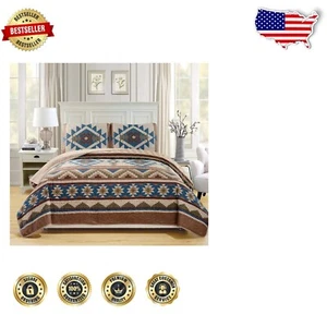 Machine Washable Elegant Rustic Southwestern Quilt Set for All Seasons - Queen - Picture 1 of 2