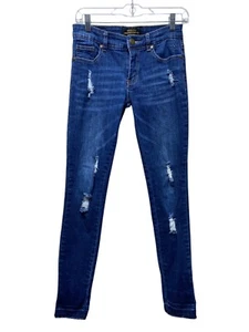 Versace Jeans V 1969 Italia Abbigliamento Sportivo SRL Women 27 Denim Distressed - Picture 1 of 9