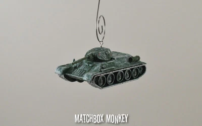 Soviet T34/76 Tank 8th Tank Army Battle for Stalingrad Christmas Ornament 1/100 - Image 1 of 4