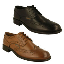 BEN SHERMAN SIMPSON MENS BLACK TAN LEATHER BROGUE LACE UP FORMAL CASUAL SHOES