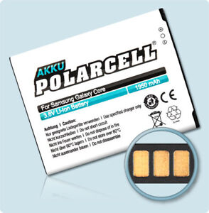 PolarCell Batería para Samsung Galaxy Core gt-i8260 Duos gt-i8262