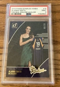 Alanna Smith 2019 Panini Donruss Gold Prizm /10  WNBA The Rookies RC #10 PSA 9 - Picture 1 of 2