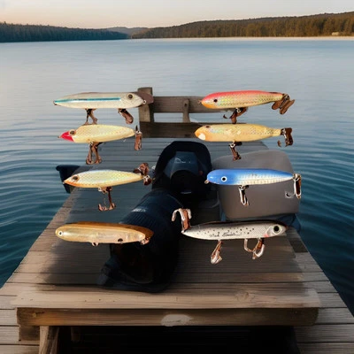 (8) Рыболовные приманки Saltwater Superspook Mark Sosin Plus тройные крючки редкий лот - Изображение 1 из 4