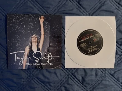 Taylor Swift Should've Said No Single 7" Inch White Vinyl LP, Like New - Image 1 of 2