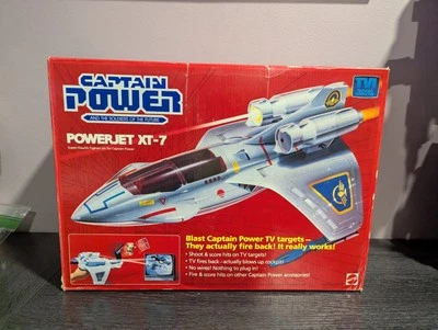 Captain Powerjet XT-7 Nuevo Sellado de Fábrica BONITO 1987 De Colección Mattel ¡¡¡Sin usar, en caja!!!! Foto 1 de 4