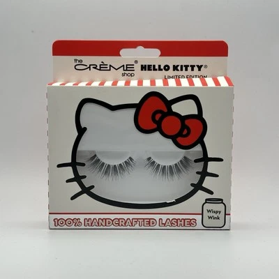 Hello Kitty Pestañas The Creme Shop x Sanrio 100% Artesanal Wispy Wink Limited Foto 1 de 2