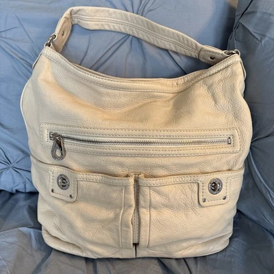 Bolso Hobo de Hombro MARC BY MARC JACOBS Totally Turnlock Faridah Crema, Blanco roto Foto 1 de 4