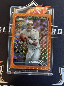 2024 Topps Chrome Dan Marino #106 Orange Geometric Refractor /25!!! ๐ฅ๐ฅ๐ฅ - Picture 1 of 2