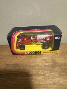 Corgi 1/36 Scale Diecast 152 - Ferrari 312 B2 Race Car - NICE SHAPE FREE SHIPPIN - Picture 1 of 11
