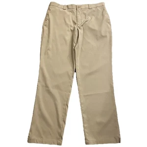 Pantalones Slazenger Hombres 36X32 Tostado/Beige Golf Frente Plano Senderismo Informal Aire Libre - Imagen 1 de 13