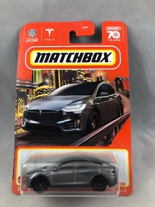 Matchbox Tesla Model X 90/100 Grey - Picture 1 of 1