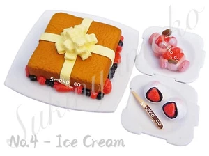 RARE ORCARA Miniature World The Story of Cake Collect (Re-Ment) - No.4 Ice Cream - Picture 1 of 7