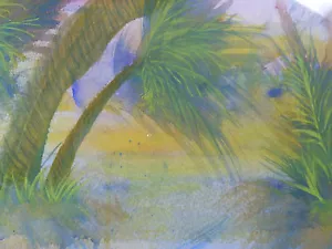 Quadro acquerello palma Florida - Foto 1 di 10