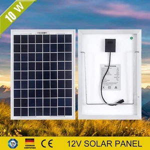 Waterproof 12V 10W Solar Panel Trickle Car Truck Battery Charger Power Source AU - Picture 1 of 5