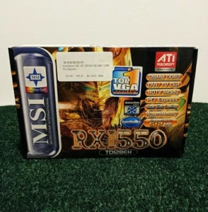 MSI rx1550 Graphics Card (ATI radeon) 128mb ddr2 - Picture 1 of 5