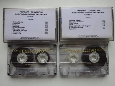 FAIRPORT CONVENTION Meet On The Ledge - Promo 2 x Cassette Tape Set A&M - Bild 1 von 4